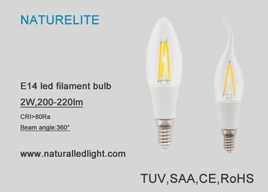 COB e26  2W Led Light Bulbs 200 - 220 lm 360 Degree AC110 / 220V