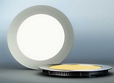 Round 6W 540lm 180 x 15 mm Dia Aluminum Round LED Flat Panel Lights in Warm White CE RoHS